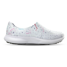 Load image into Gallery viewer, Grip&comfy Non Slip Shoes for Women - Printed Medical Health Care Workers Slip on - Comfortable Waterproof Walking Clogs