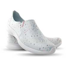 Load image into Gallery viewer, Grip&comfy Non Slip Shoes for Women - Printed Medical Health Care Workers Slip on - Comfortable Waterproof Walking Clogs