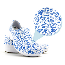 Load image into Gallery viewer, Sticky Professional Shoes for Women Printed - Hospital Icons

