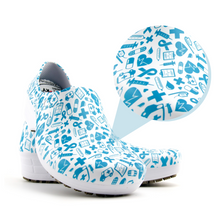 Load image into Gallery viewer, Sticky Professional Shoes for Women Printed - Hospital Icons